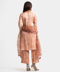 Peach Muslin Exclusive Salwar Kameez - Image 3