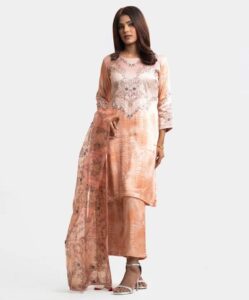 Peach Muslin Exclusive Salwar Kameez