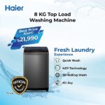 Haier 8Kg Top Load Automatic Washing Machine (HWM80-1269S6)
